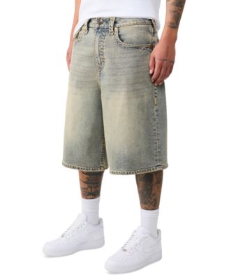 True Religion Men's Mikey Baggy Super T Flap Denim Shorts - Macy's