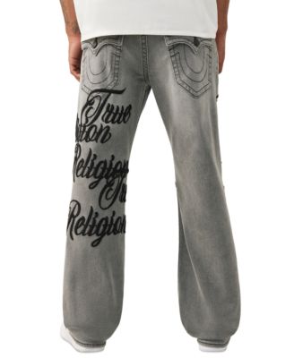 True Religion Men's Billy Bootcut Embroidered Leg Flap Jeans - Macy's