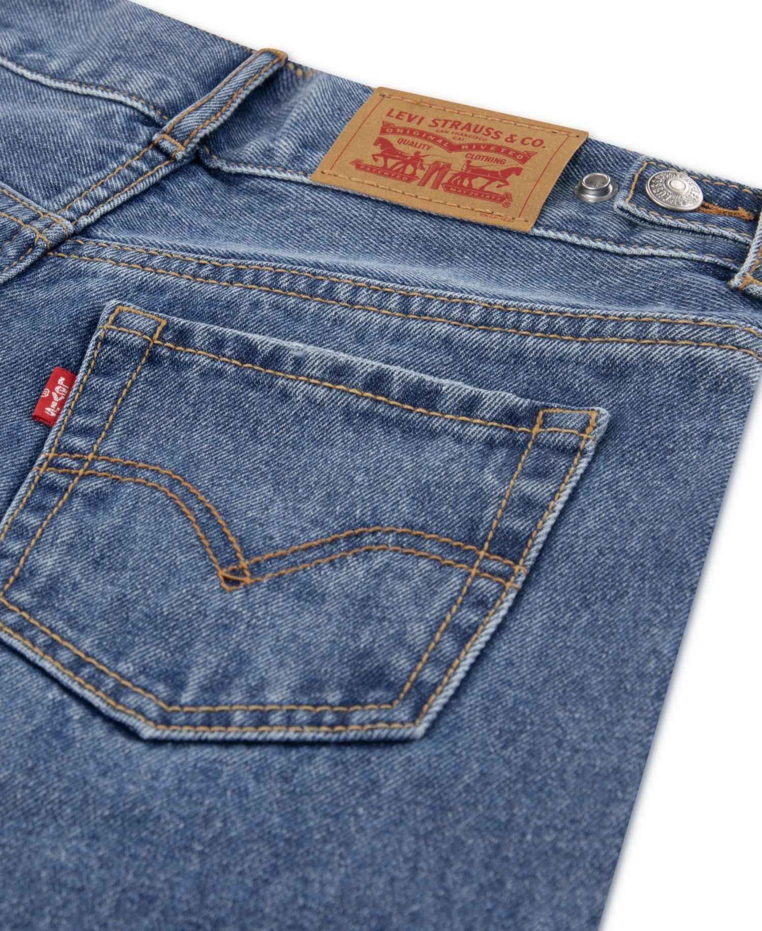 Girls' 7-16 Cinched High-Rise Baggy Jeans