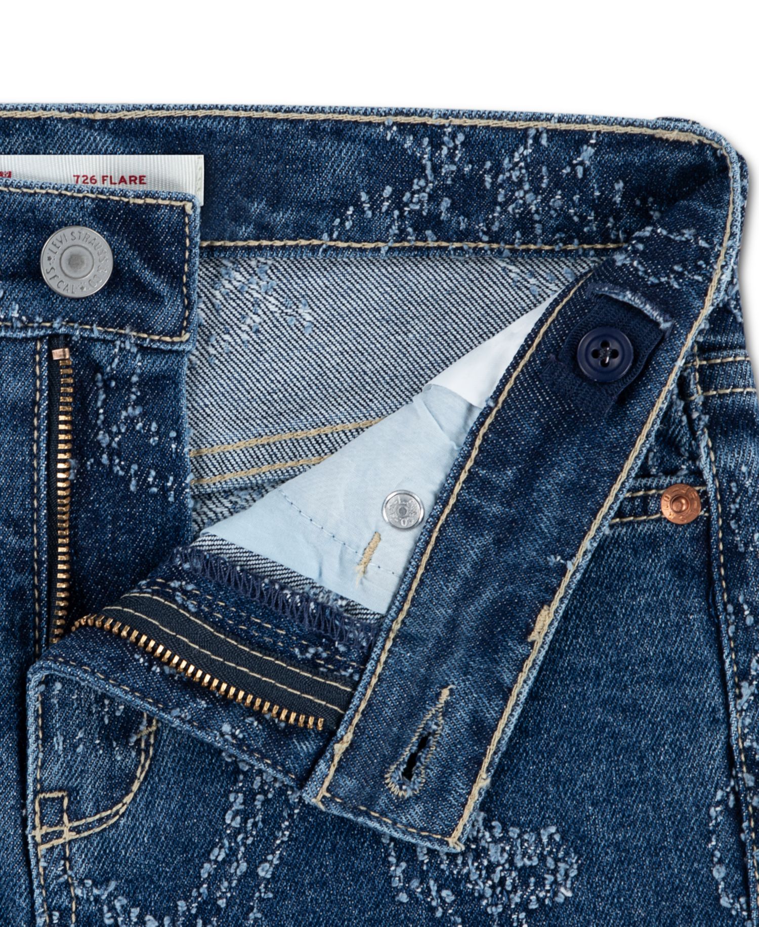 Girls' 7-16 High-Rise Flared Jeans