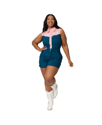 Plus Size 1940s Romper
