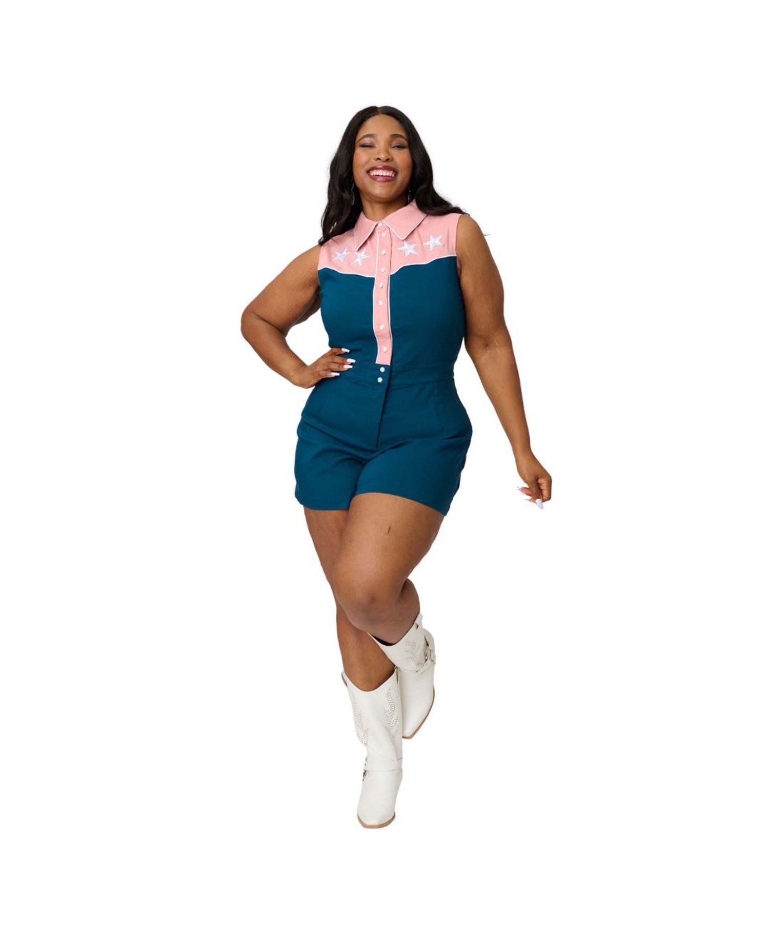 Plus Size 1940s Romper