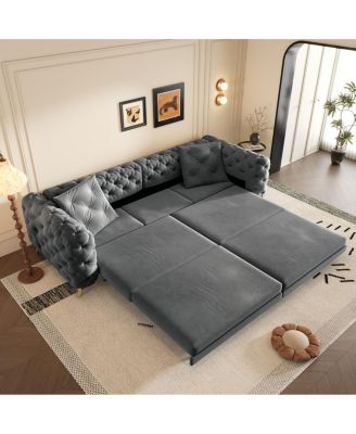97.7" 3-in-1 Convertible Sleeper Sofa