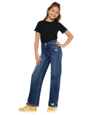 Girls Dania High Rise Wide-Leg Jeans