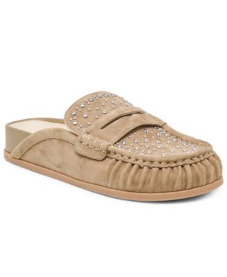 Women's Jordero Stud Buckle Slip-On Loafer Mules