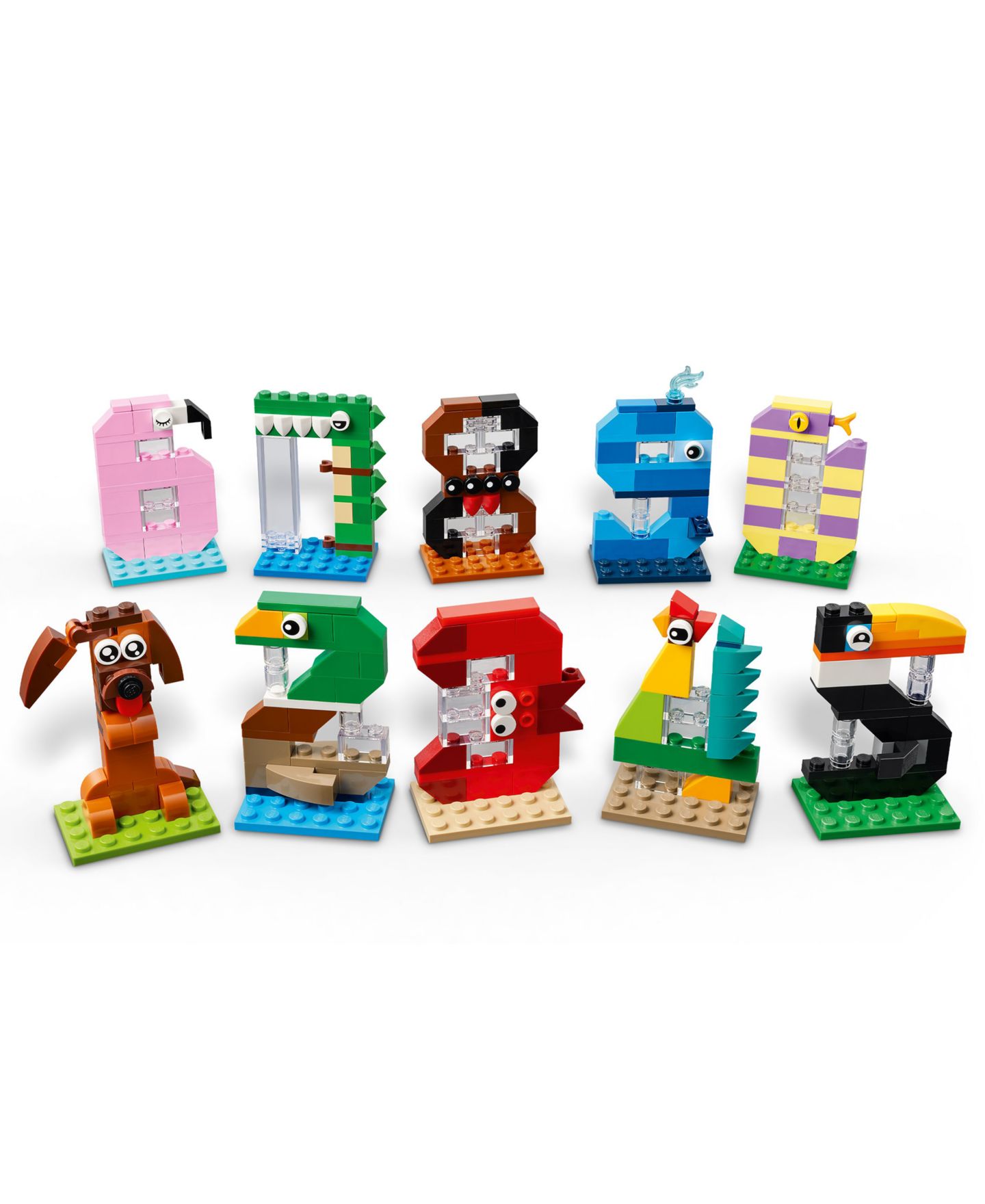 Детский конструктор LEGO® Birthday Numbers Party Decor 40807 281-Piece Building Set, Ages 6+ — фото 5