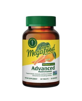 MegaFood Women's 40 Plus Advanced Multivitamin ,60 Tablets