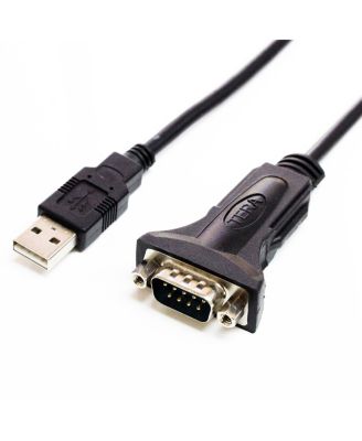 3' Premium USB 2.0 to RS232 DB9 Adapter Cable, Female Jack Nuts