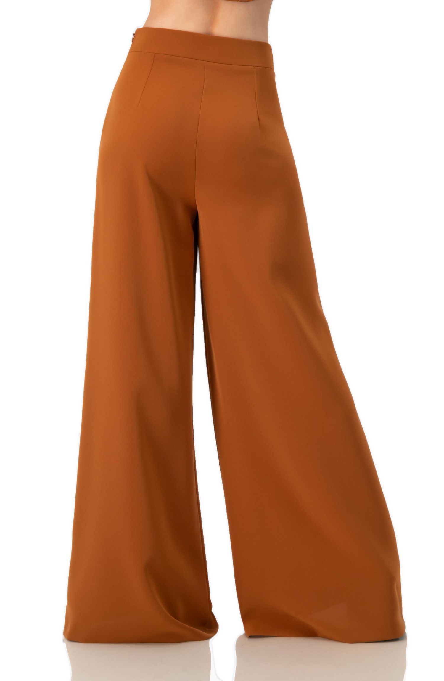 Women's Solid Ultra Wide-Leg Pants