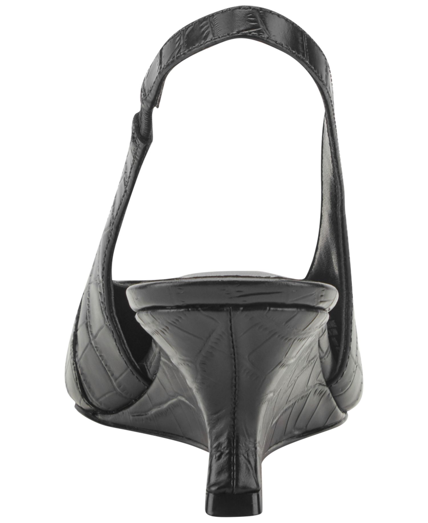 Women's Taten Leather Slingback Wedge Pumps