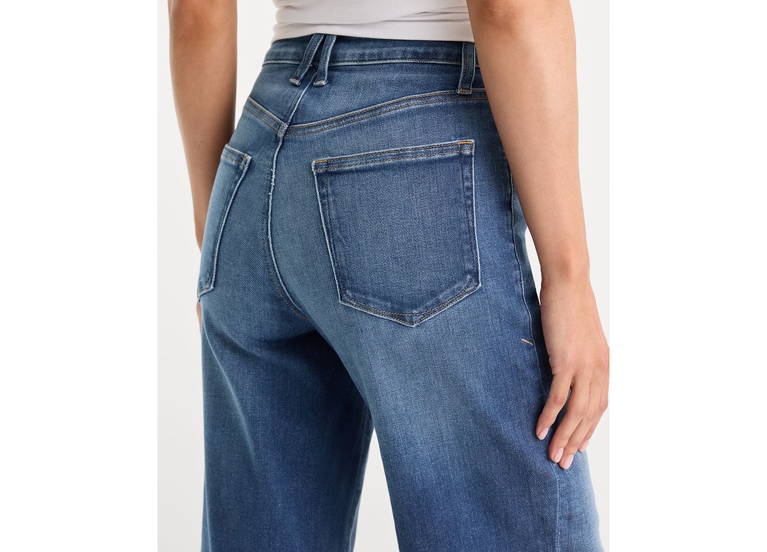 Women's Soft Tech Good Waist Palazzo Ankle Jeans