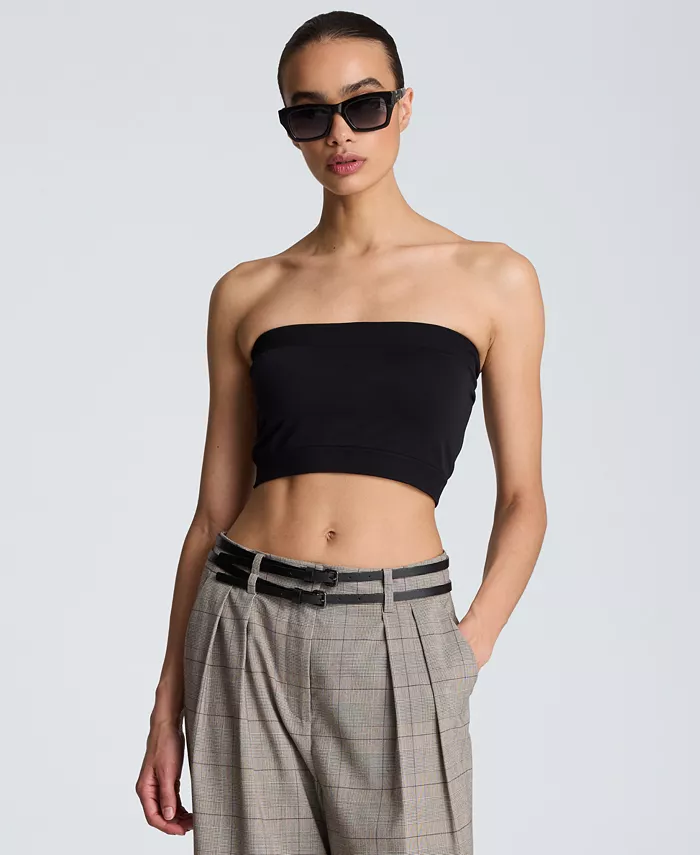 Women's Wide-Leg Double Belt Pants - thumbnail 8