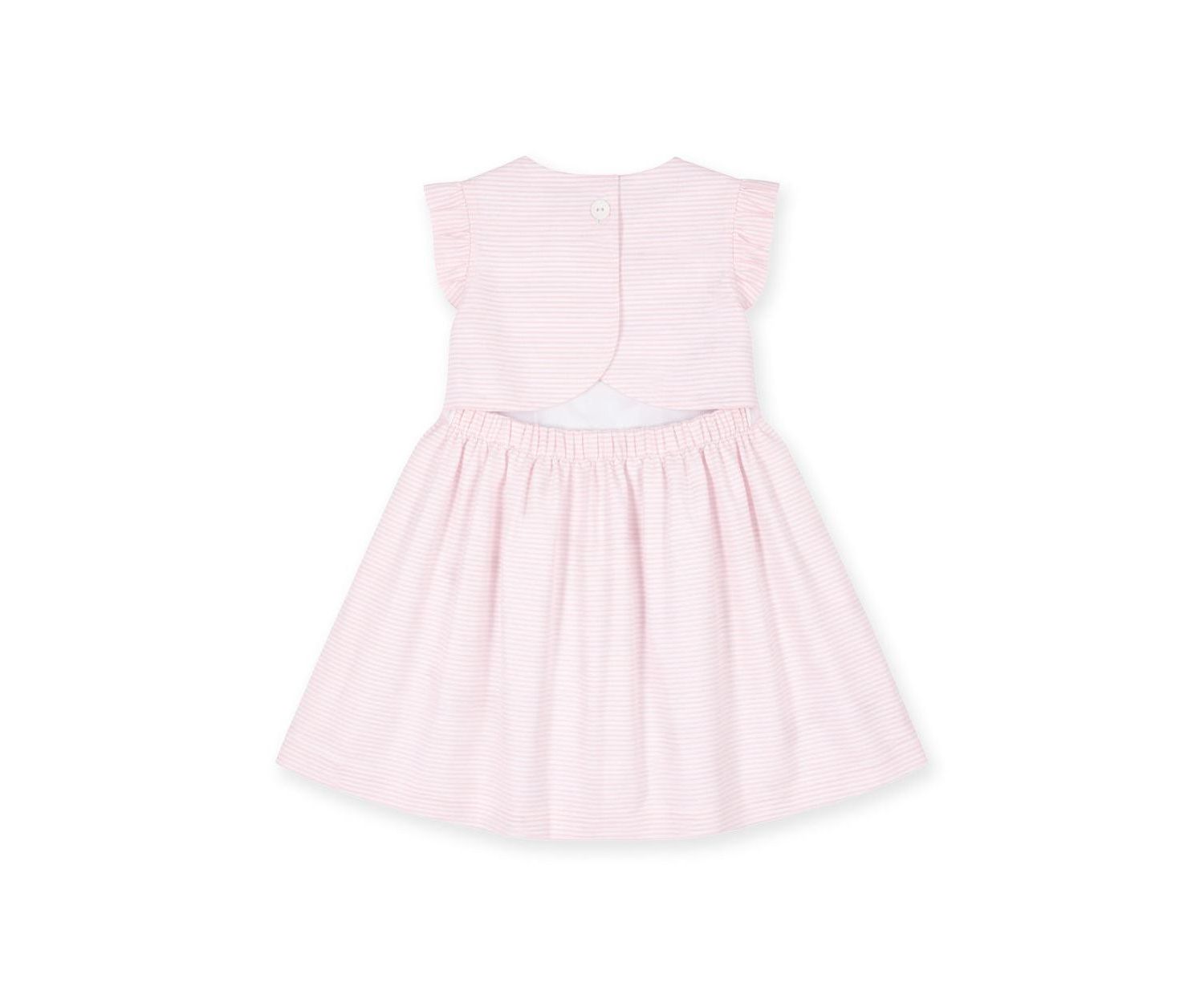 Little Girls Seersucker Dress with Cupcakes