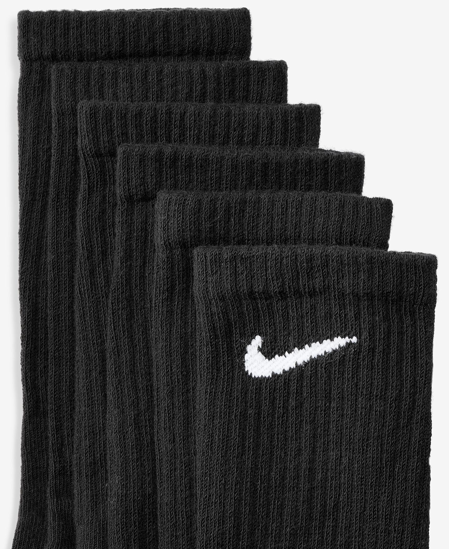 Носки Everyday Cushioned для мужчин, хлопок, 6 шт. — Nike, цвет: Чёрный — фото 5
