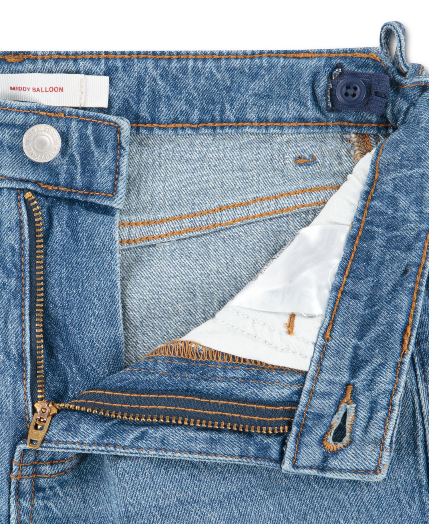 Girls' 7-16 Middy Balloon Leg Jeans
