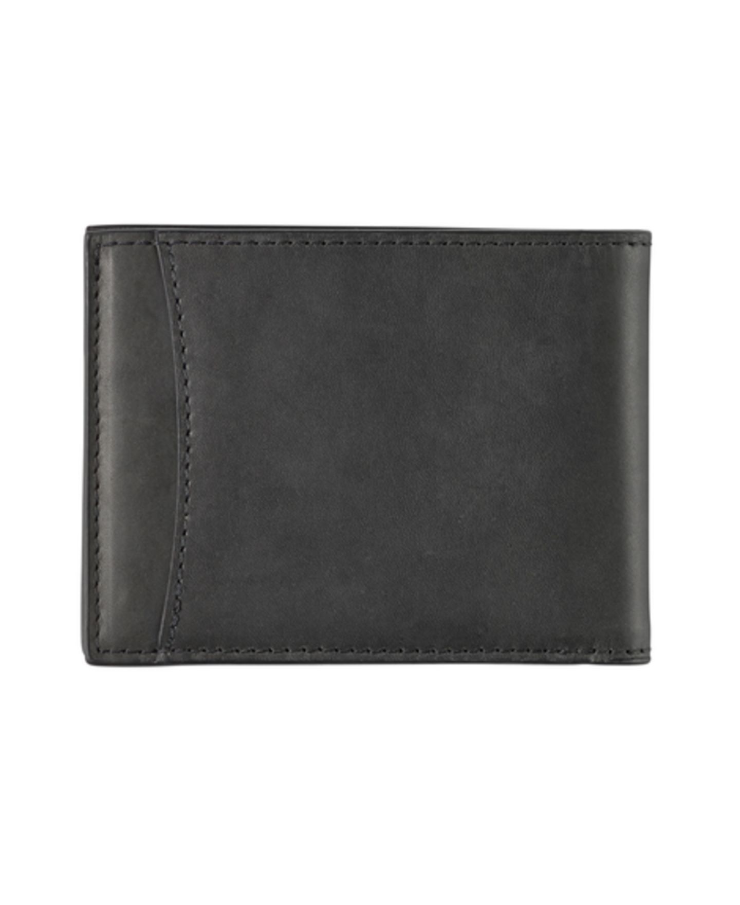 Мужской кошелёк Johnston & Murphy Leather Billfold Wallet, цвет: Чёрный — фото 2