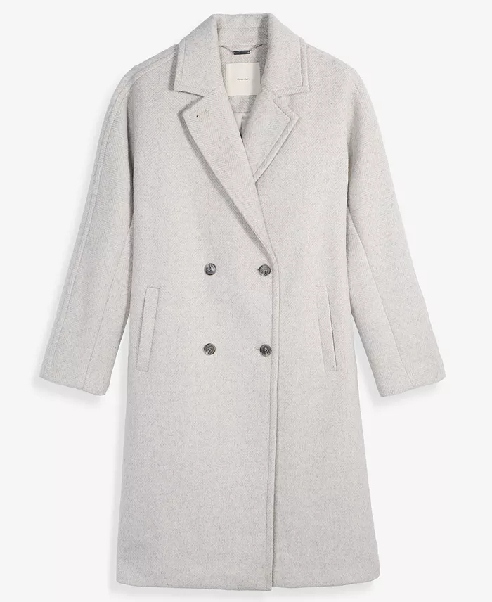 Women's Double-Breasted Coat - thumbnail 10
