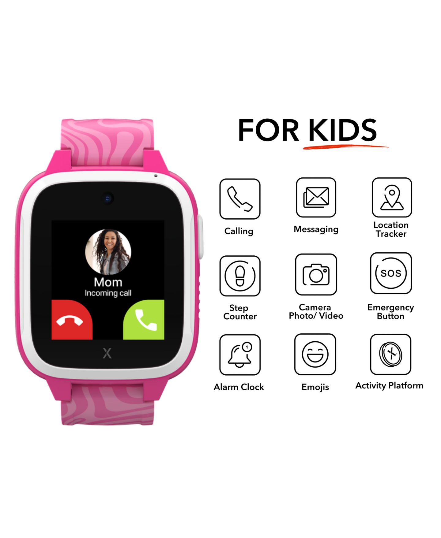 Детские часы Xplora XGO3 Smart Watch, Calls, Messages, Sos, GPS Tracker, Camera - Blue — фото 14