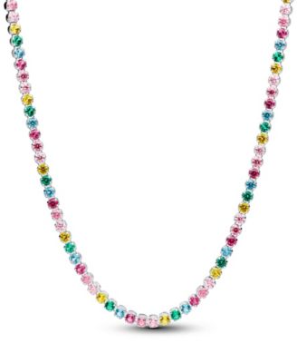Rainbow Tennis Necklace