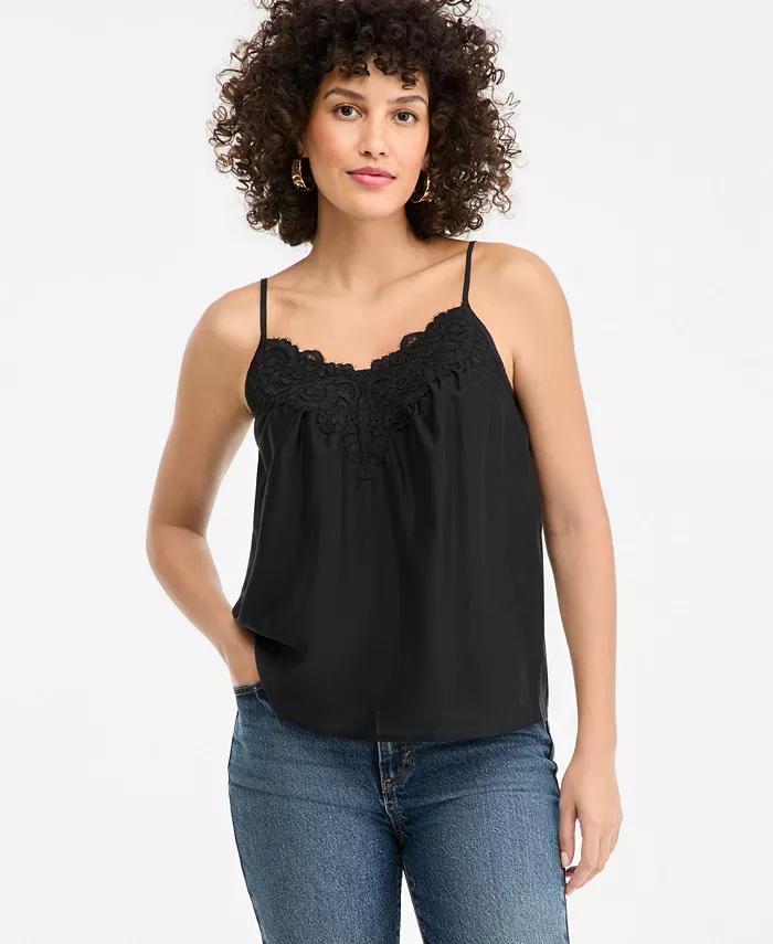 Women's Lace-Trim Camisole - thumbnail 5