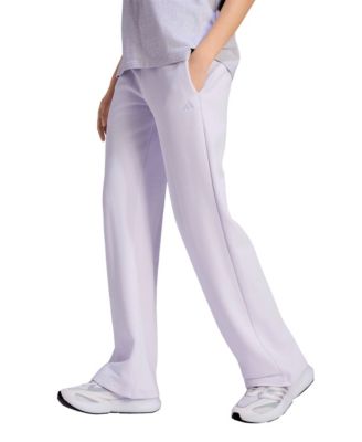 Women's Essentials Small Logo Feel Cozy Open Hem Pants