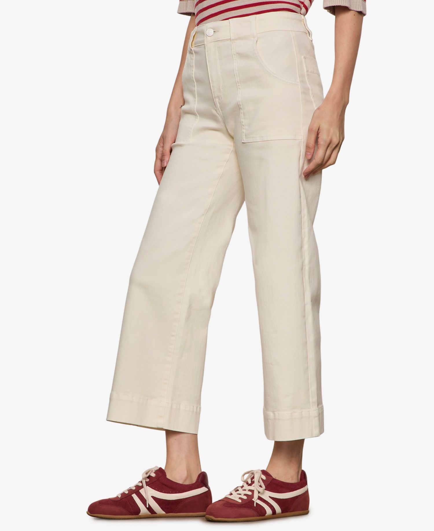 Petite Insider Cropped Straight-Leg Pants
