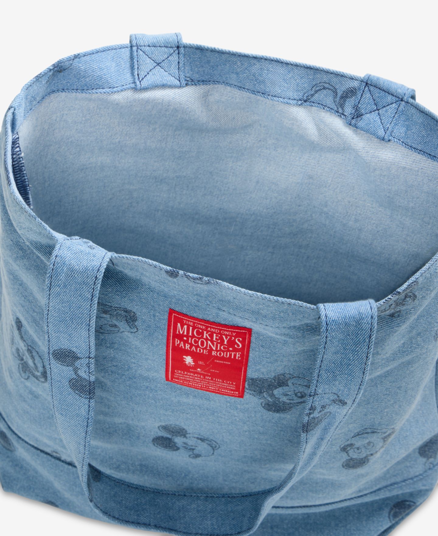 Женская сумка Disney | Macy's Mickey & Friends Parade Route Printed Denim — фото 4