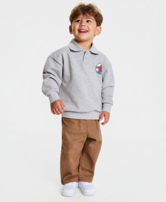 Toddler Boys' 2T-4T Sinister Six Long-Sleeve Spider-Man Polo Sweatshirt