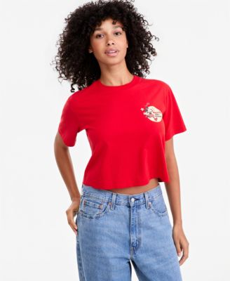 Women's 100th Thanksgiving Day Parade Minnie Mouse Cropped T-Shirt