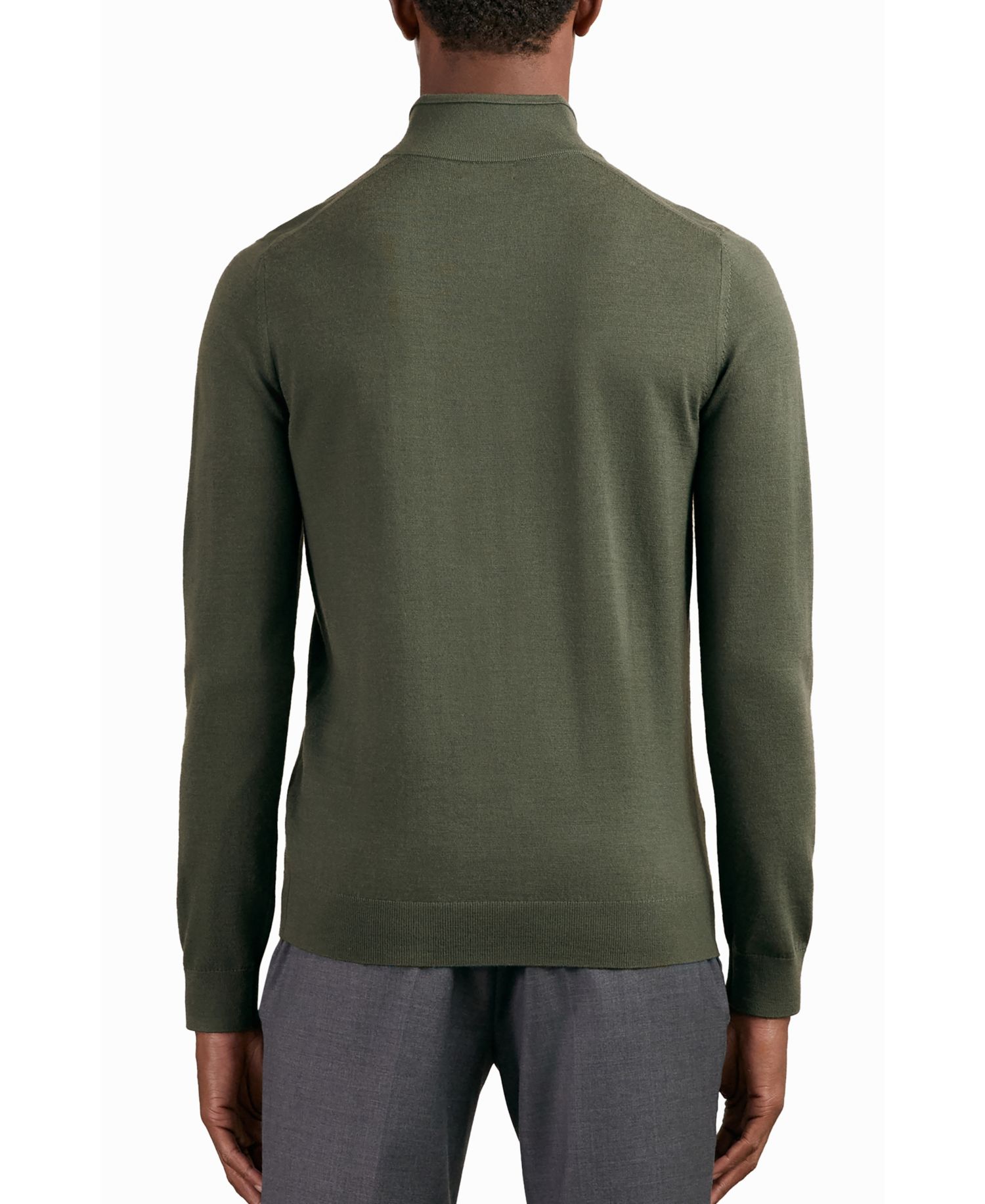 Men's Blackhall Half Zip Funnel Merino Wool Jumper Sweater