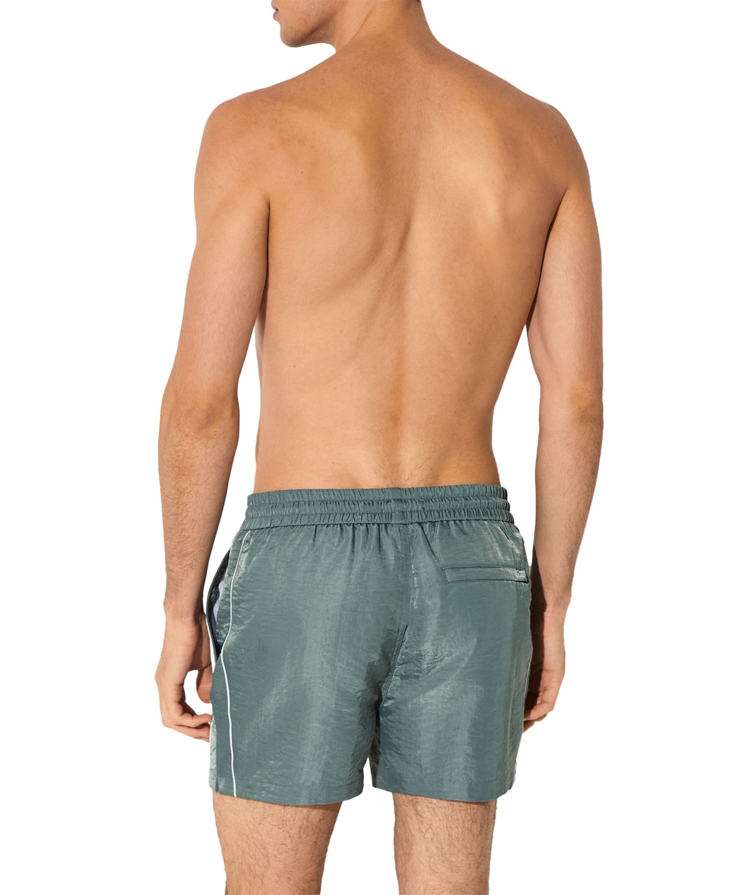 Men's Breeze Piped Detail Drawstring Swim short