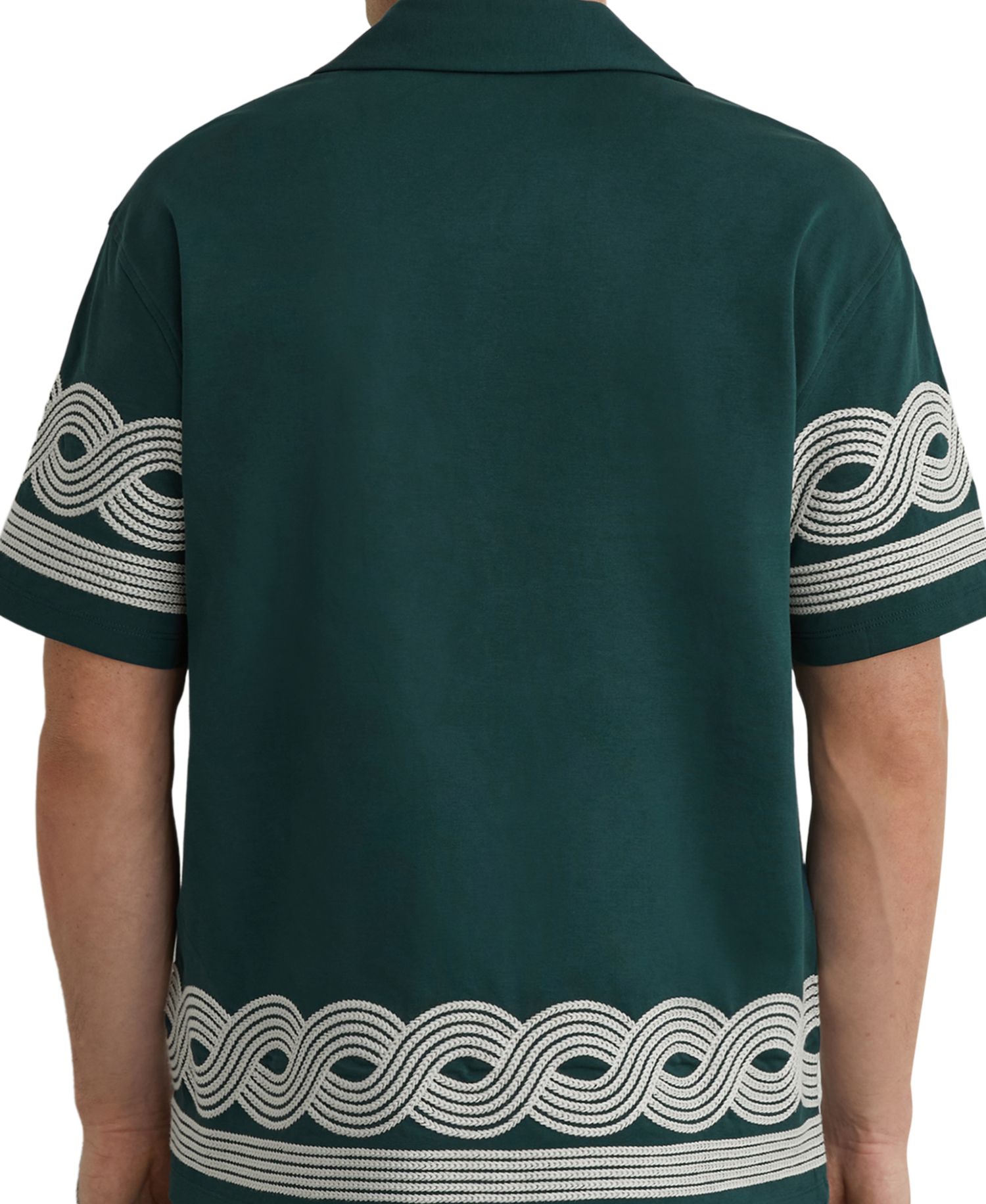 Men's Arden Embroidered Cuban Shirt