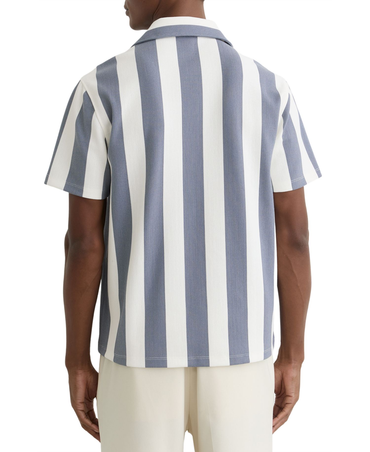 Men's Dexter Block Stripe Cuban Shirt