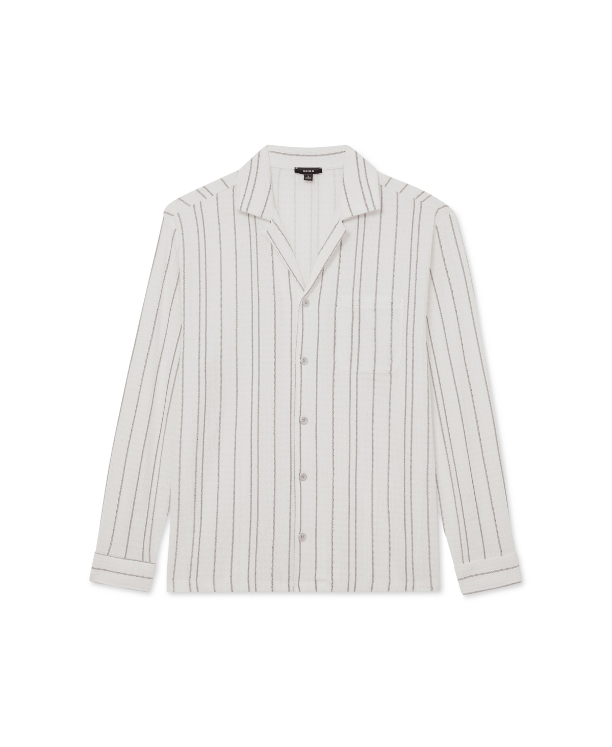 Reiss Men's Ford Textured Stripe Shirt