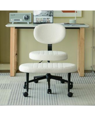 360degree(s) Swivel Meditation Chair, Adjustable Ergonomic Office Chair, ADHD Fidget Desk Chair with Lumbar Support, Rolling Base for Home