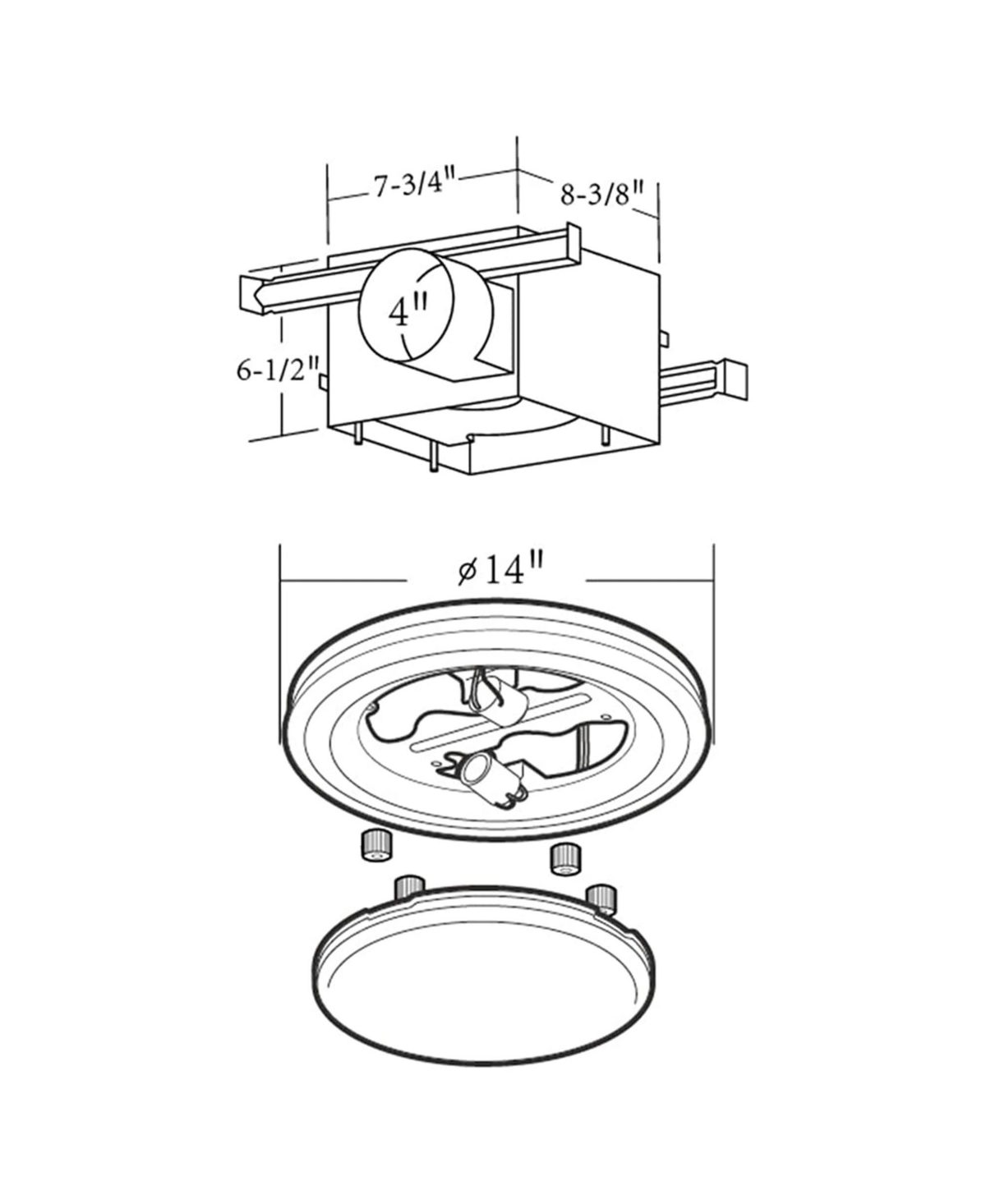 Good Housekeeping Yorkshire Bathroom Ventilation Fan with Light, Satin White