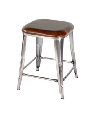 Eastham 24.75 in Seat Height Iron Counter Stool