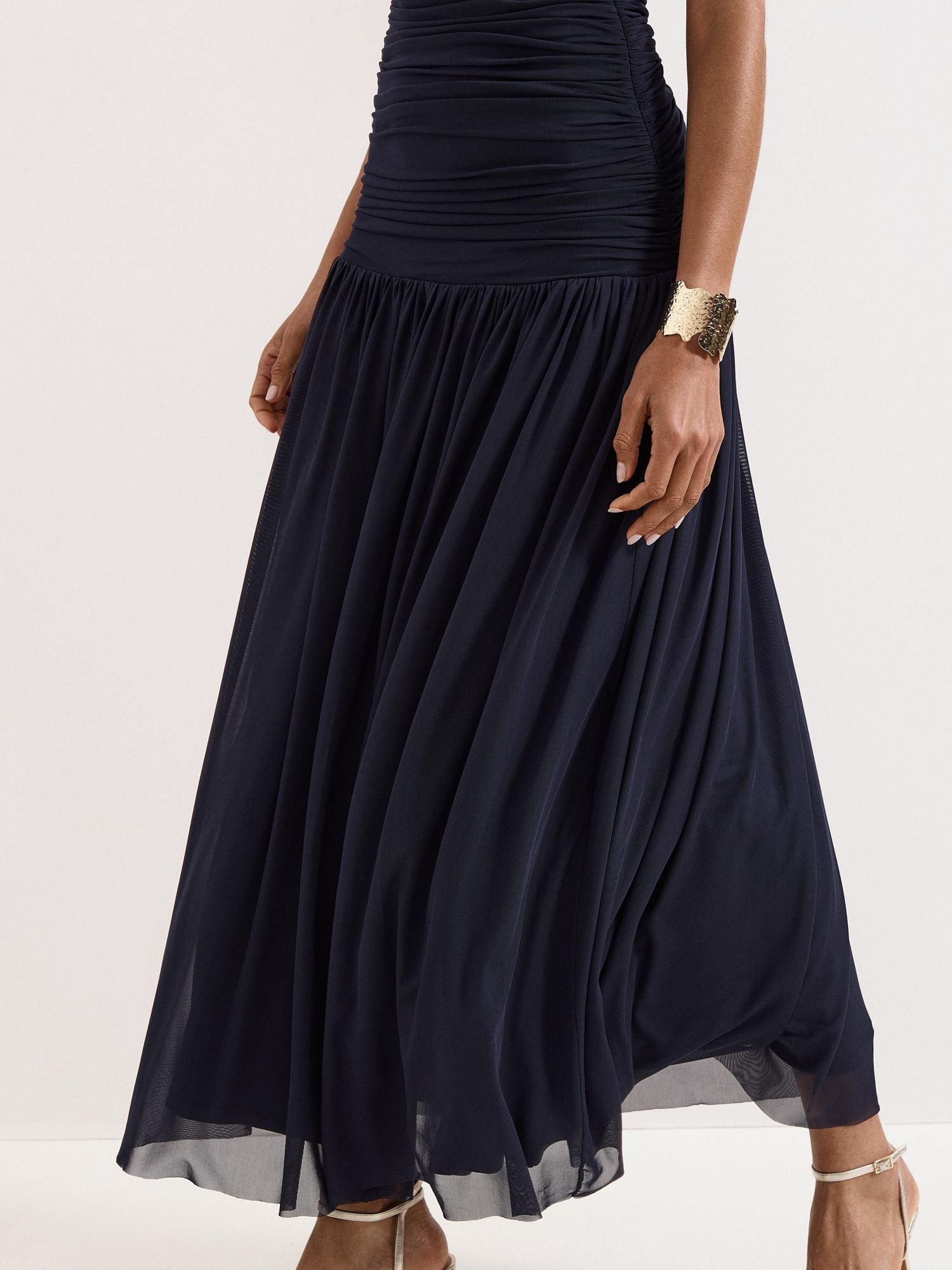 Women's Melina Ruched Midi Dress