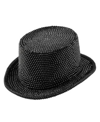 Top Hats for Men and Women - Rhinestone Top Hat for Adults - Elegant Costume Magician Hat