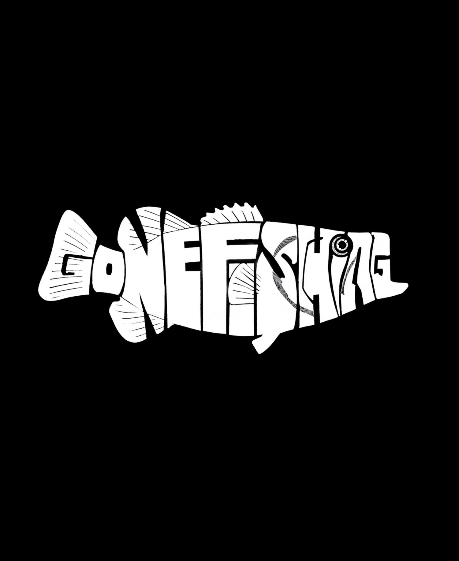 Men's Gone Fishing Graphic Tank Top