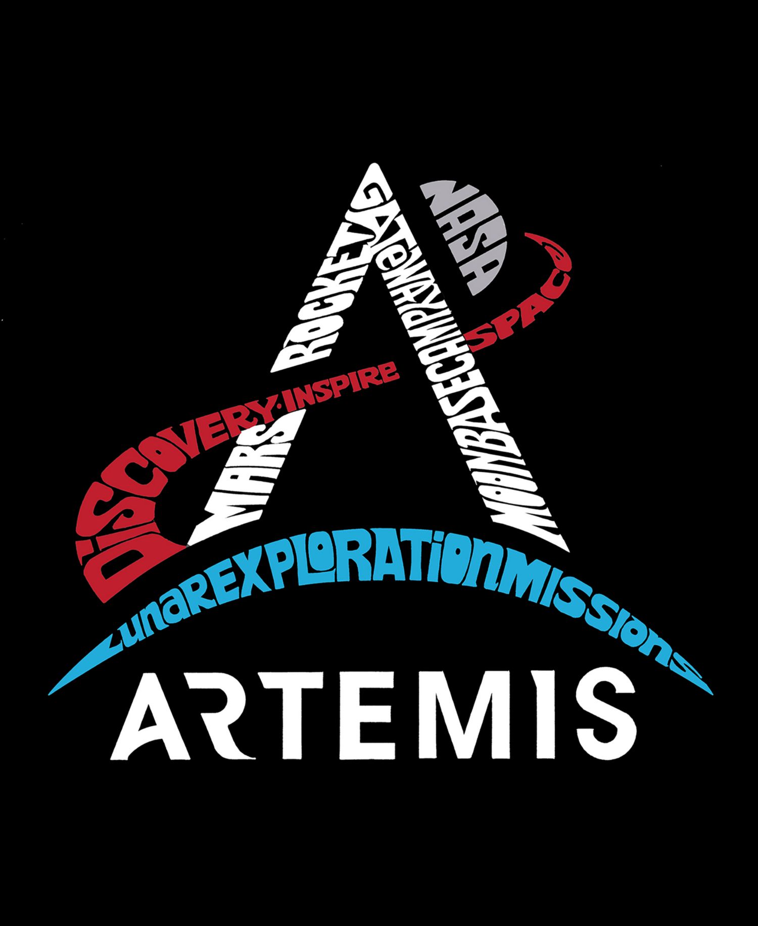 Men's NASA Artemis A Logo Tank Top