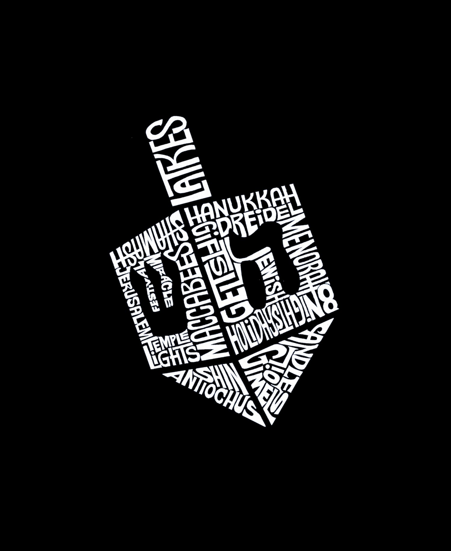 Men's Dreidel Hanukkah Graphic Tank Top