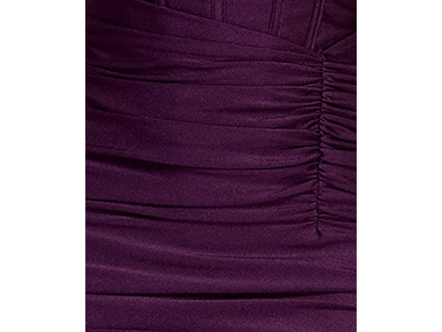Женское платье Emerald Sundae Juniors' Ruched Corset Gown, цвет: Баклажановый — фото 5
