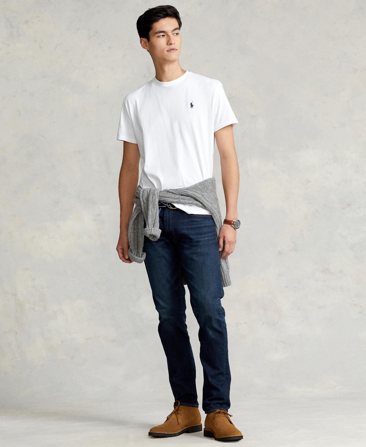 Мужские футболки Polo Ralph Lauren Men's Classic-Fit Crewneck T-Shirt — фото 7