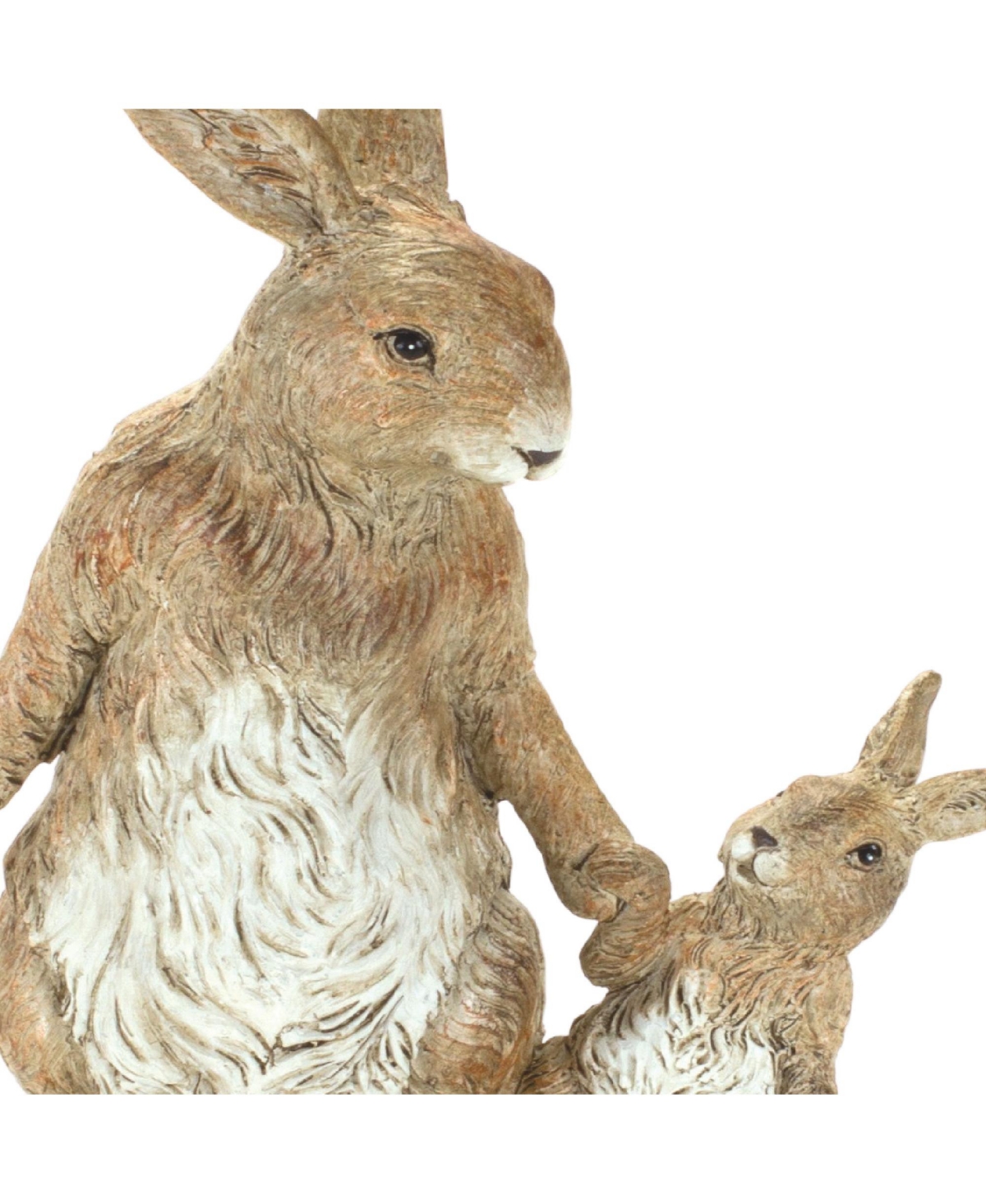 Slickblue Stone Mother Rabbit And Baby Bunny Figurine (Set of 2)