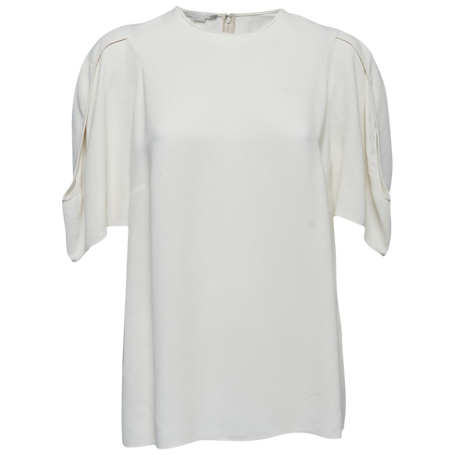 Women's Crepe Slit Sleeve Detail Blouse
