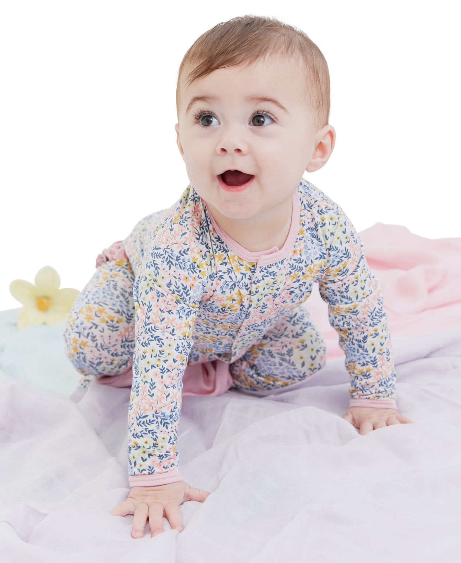 Baby Girls' Chelsea Ruffle Footie Long-Sleeve Coverall