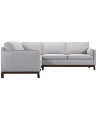 Virton 3-Piece Fabric L-Shape Sectional Sofa