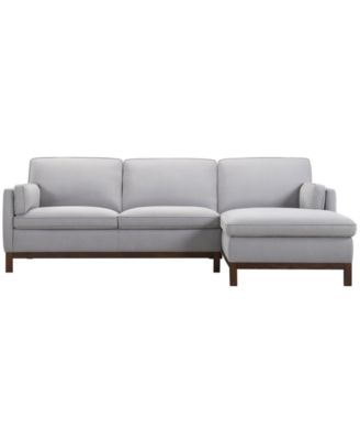Virton 2-Piece Fabric Chaise Sectional Sofa