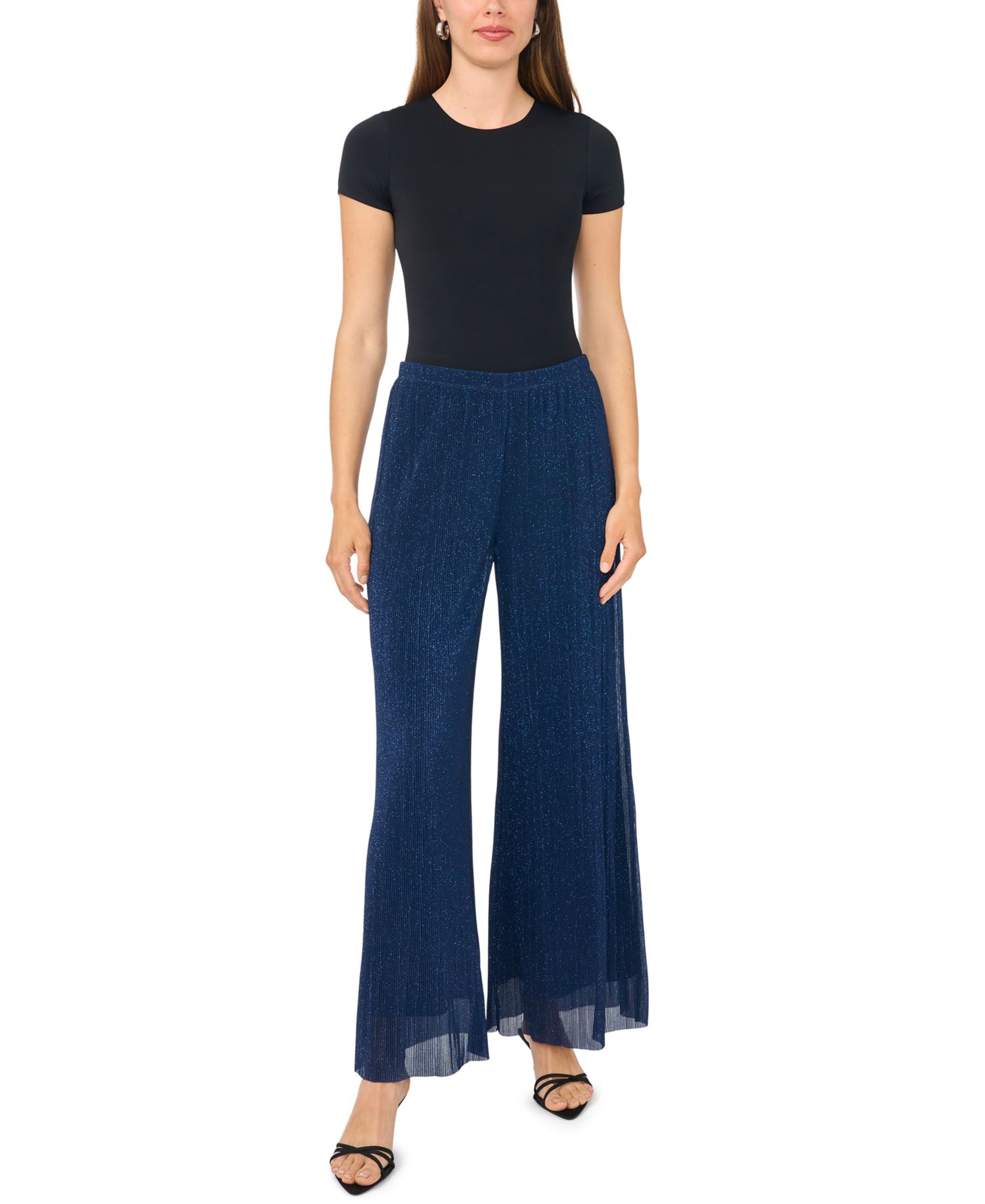Petite Pull-on Wide-Leg Pants